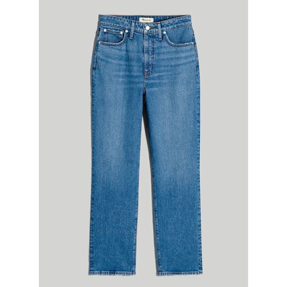 Madewell The Petite Curvy Perfect Vintage Straight Jean in Earlwood Wash - Picture 1 of 6